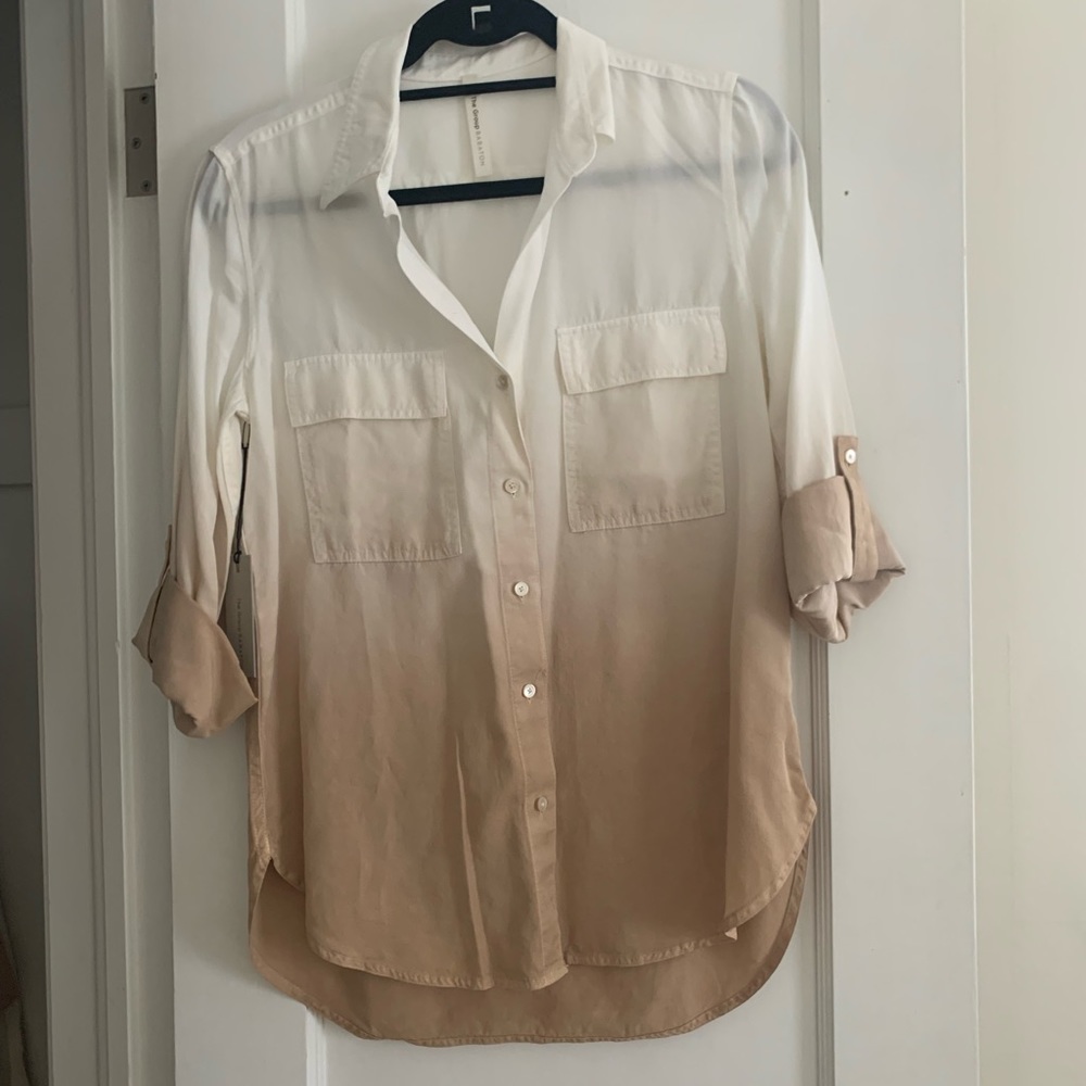 Aritzia Babaton Dipdye Utility Shirt